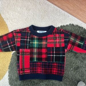 Kids Plaid Sweater